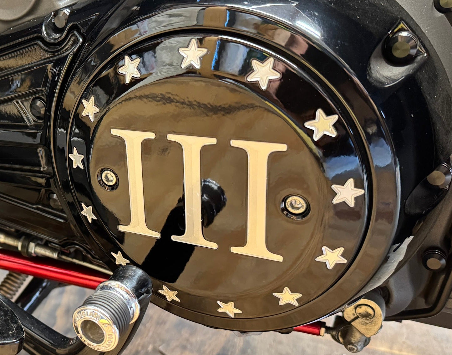 Indian 3% Outer Primary Cap (2020 and up w/horizontal mounting holes)