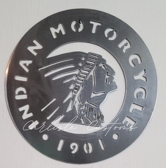 Indian War Bonnet Garage Sign 16"