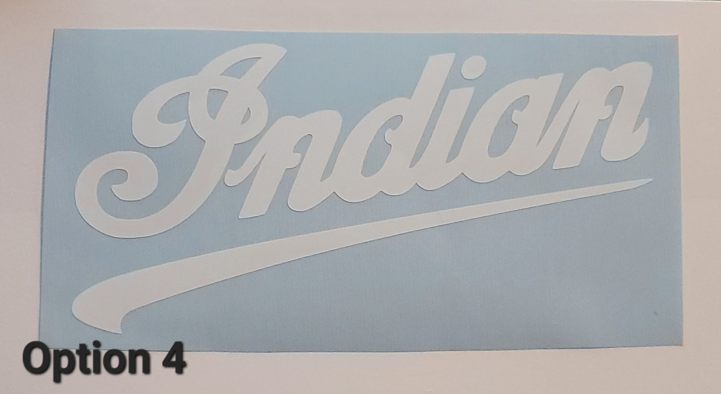 6" Vinyl Car Decals